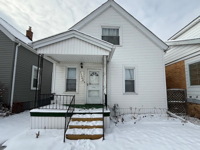 view of front of home