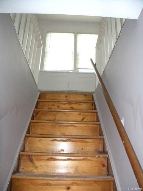 view of stairs