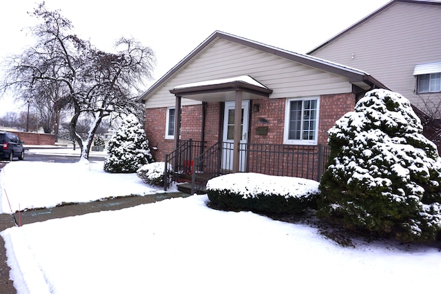 view of bungalow-style home