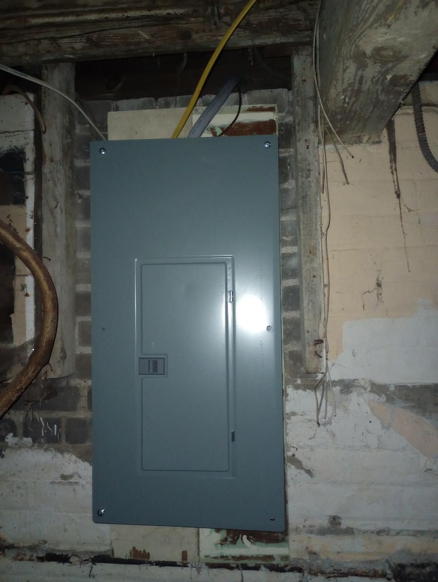 utility room featuring electric panel