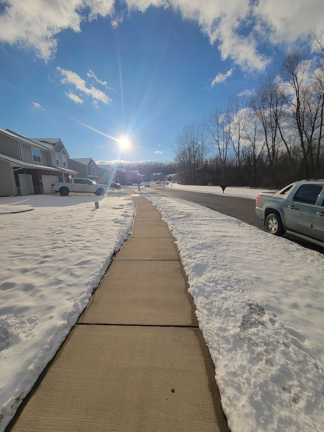 view of road