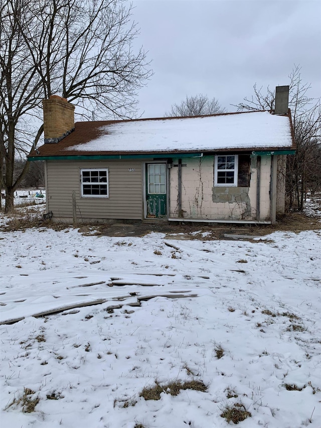 view of front of home