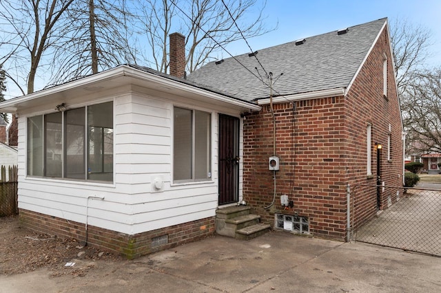 view of front of home featuring a patio