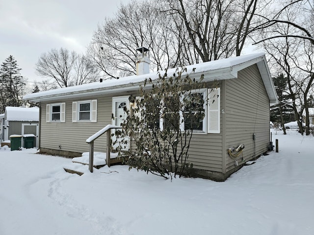 view of front of home