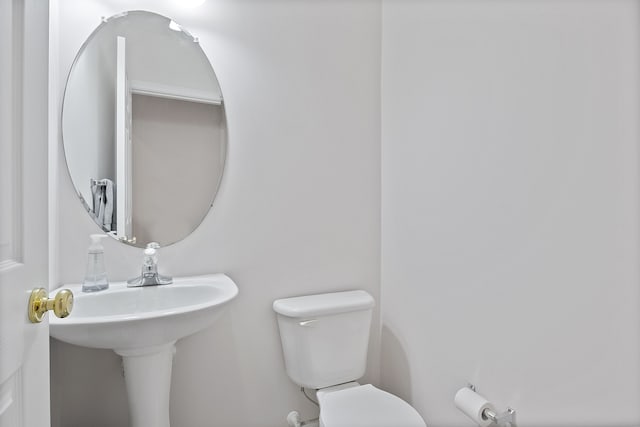 bathroom with toilet