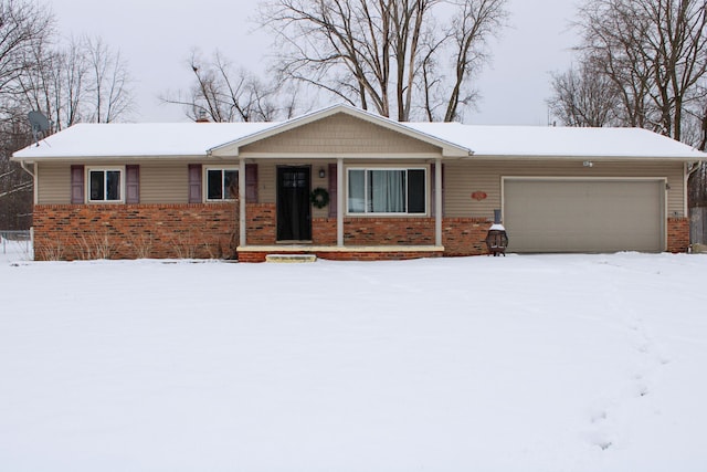 ranch-style house with a garage