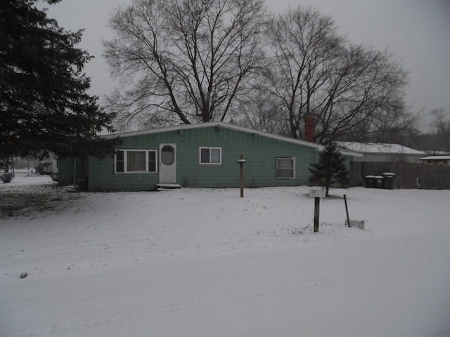 view of ranch-style house