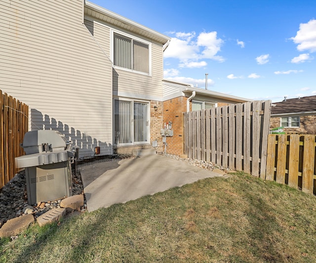 exterior space featuring a patio area