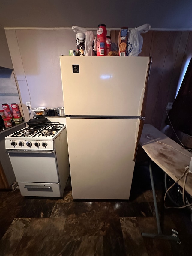 kitchen with white appliances