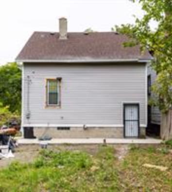 view of rear view of property