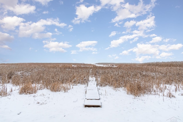 view of snowy landscape