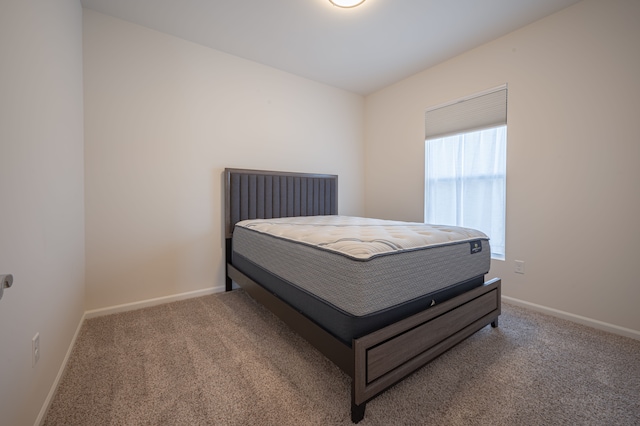 bedroom featuring carpet flooring