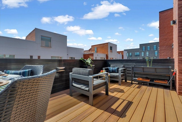 view of deck