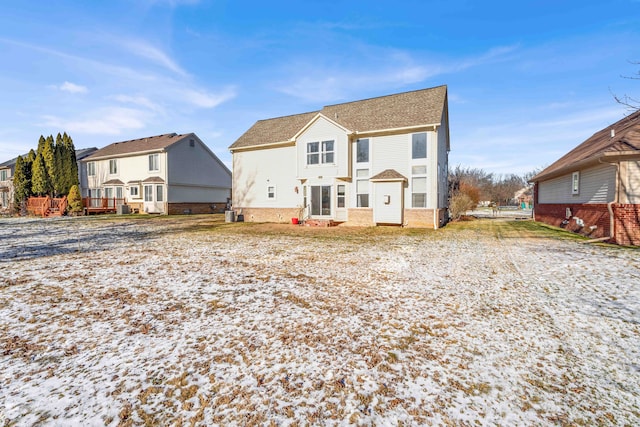 view of rear view of property