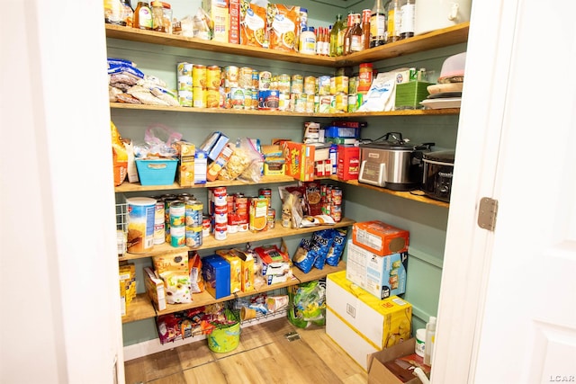 view of pantry