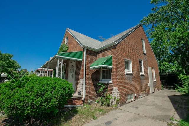 view of front of home