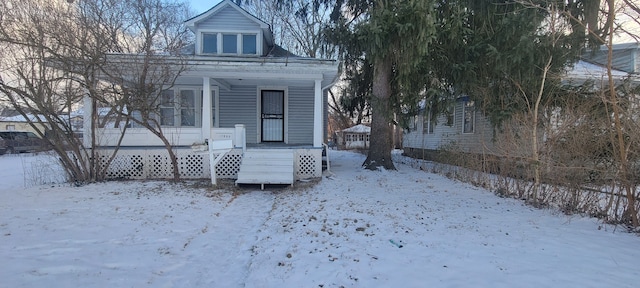 view of bungalow-style home