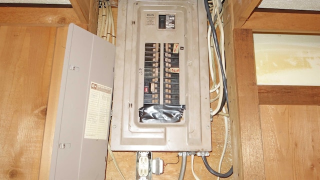 utility room with electric panel