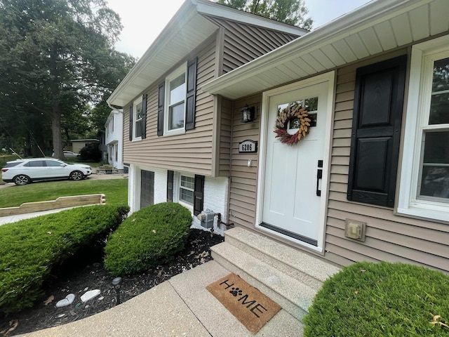 view of entrance to property