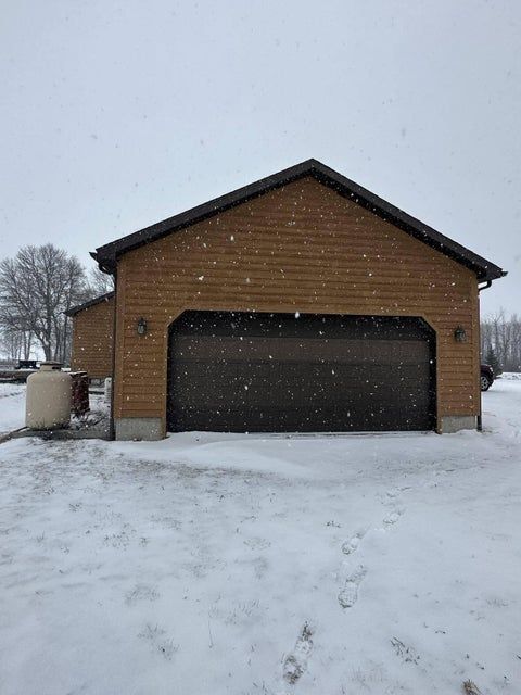 view of snowy exterior