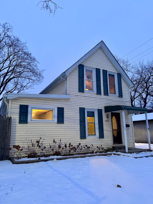 view of front of house