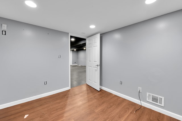 interior space featuring hardwood / wood-style floors