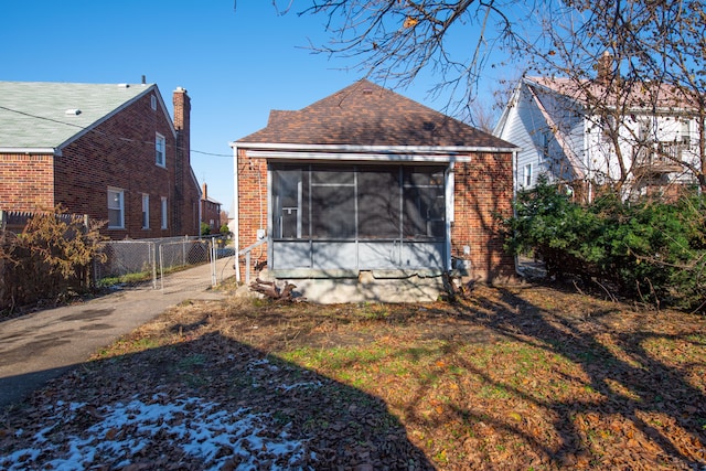 view of rear view of house