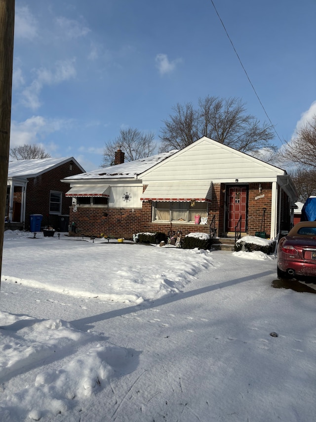 view of front of home