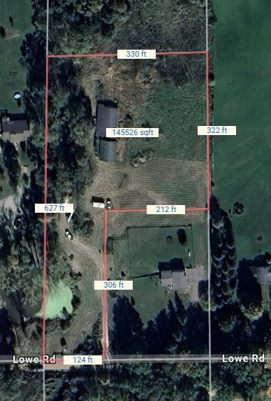 5498 W Lowe Rd, Fowlerville MI, 48836 land for sale