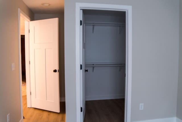 view of closet