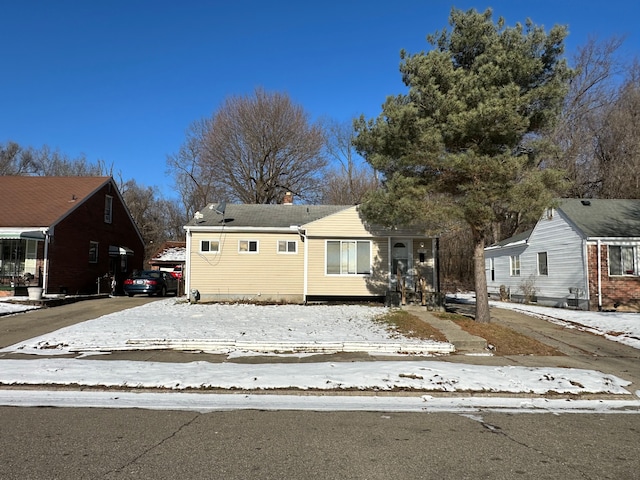 view of bungalow-style house