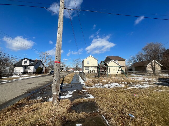 view of road featuring sidewalks