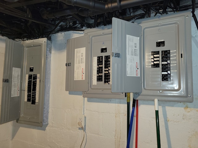 utilities with electric panel