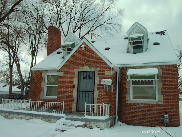 view of front of property