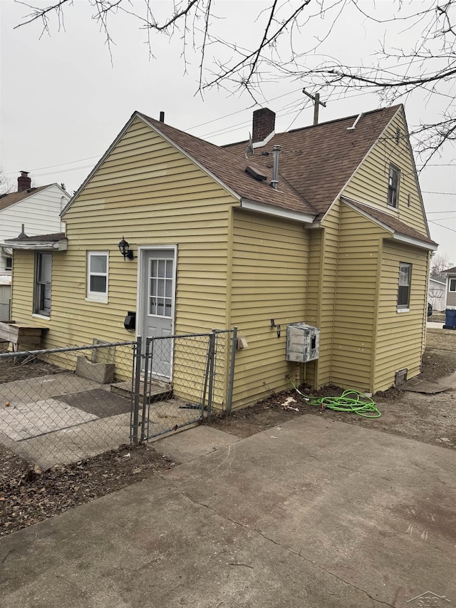 view of rear view of house