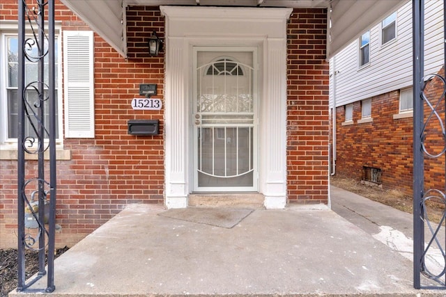 view of entrance to property