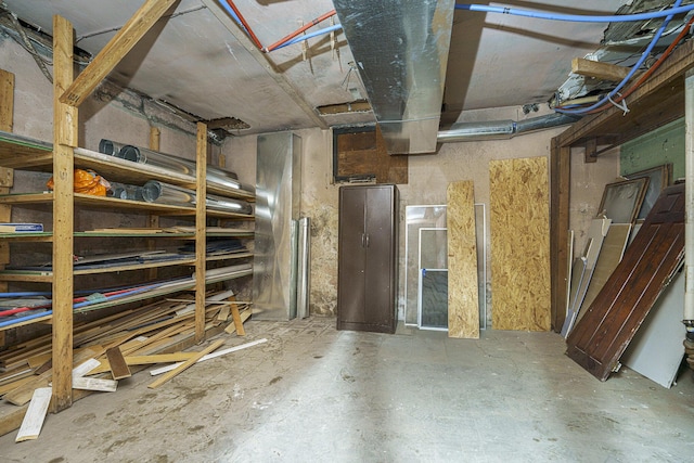 view of storage room