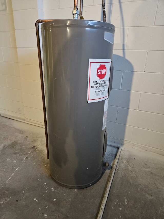 utilities with electric water heater