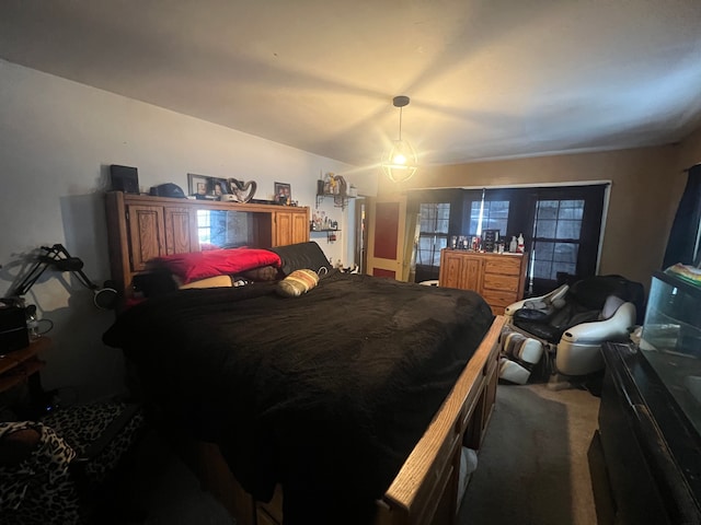 bedroom featuring carpet floors