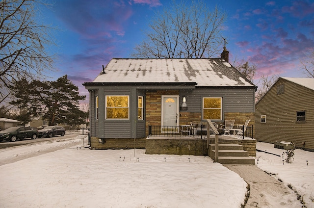 view of bungalow