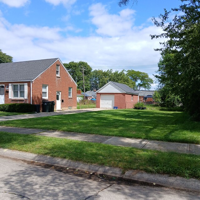 view of home's exterior featuring a yard