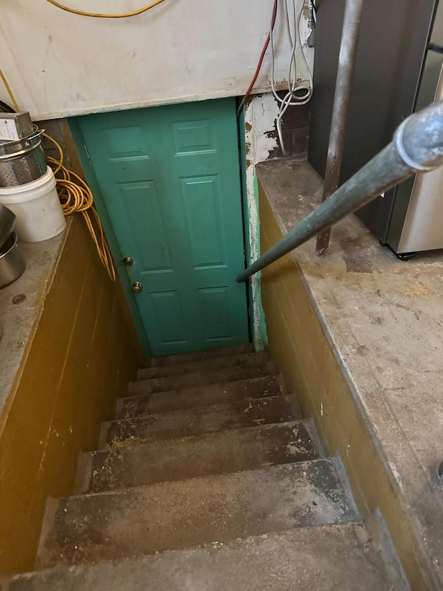 view of stairs