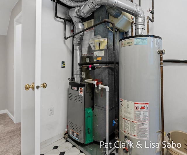 utilities with water heater