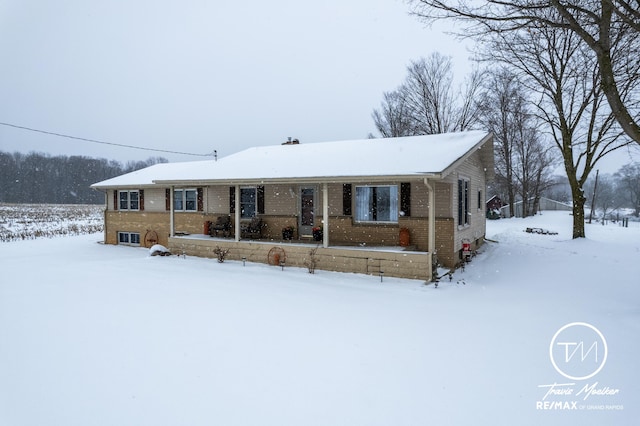 view of ranch-style house