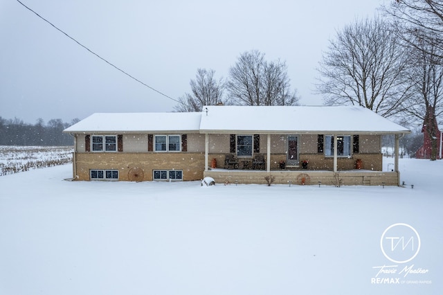 view of ranch-style house