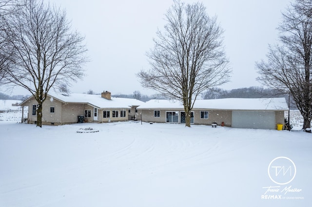 view of ranch-style house