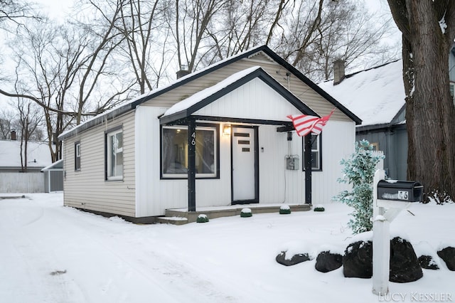 view of bungalow