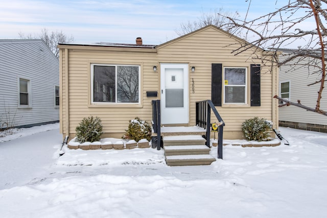 view of front of home