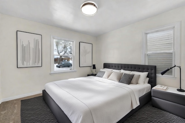 bedroom featuring carpet flooring