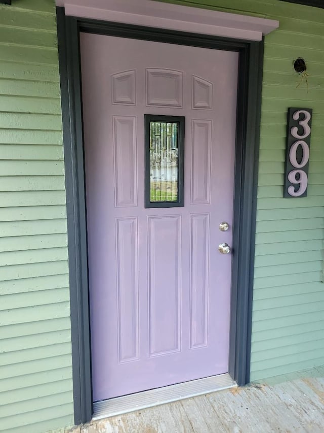 view of entrance to property